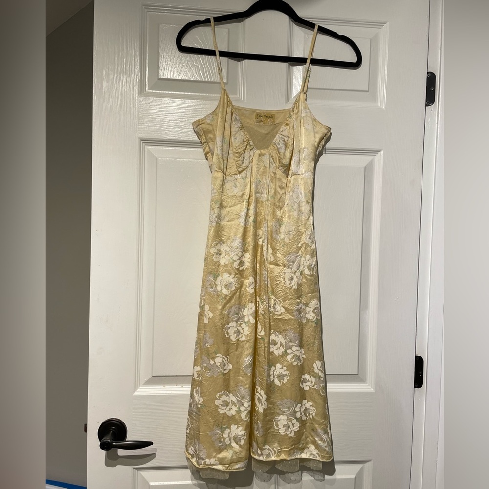 FREE PEOPLE Satin Sundress